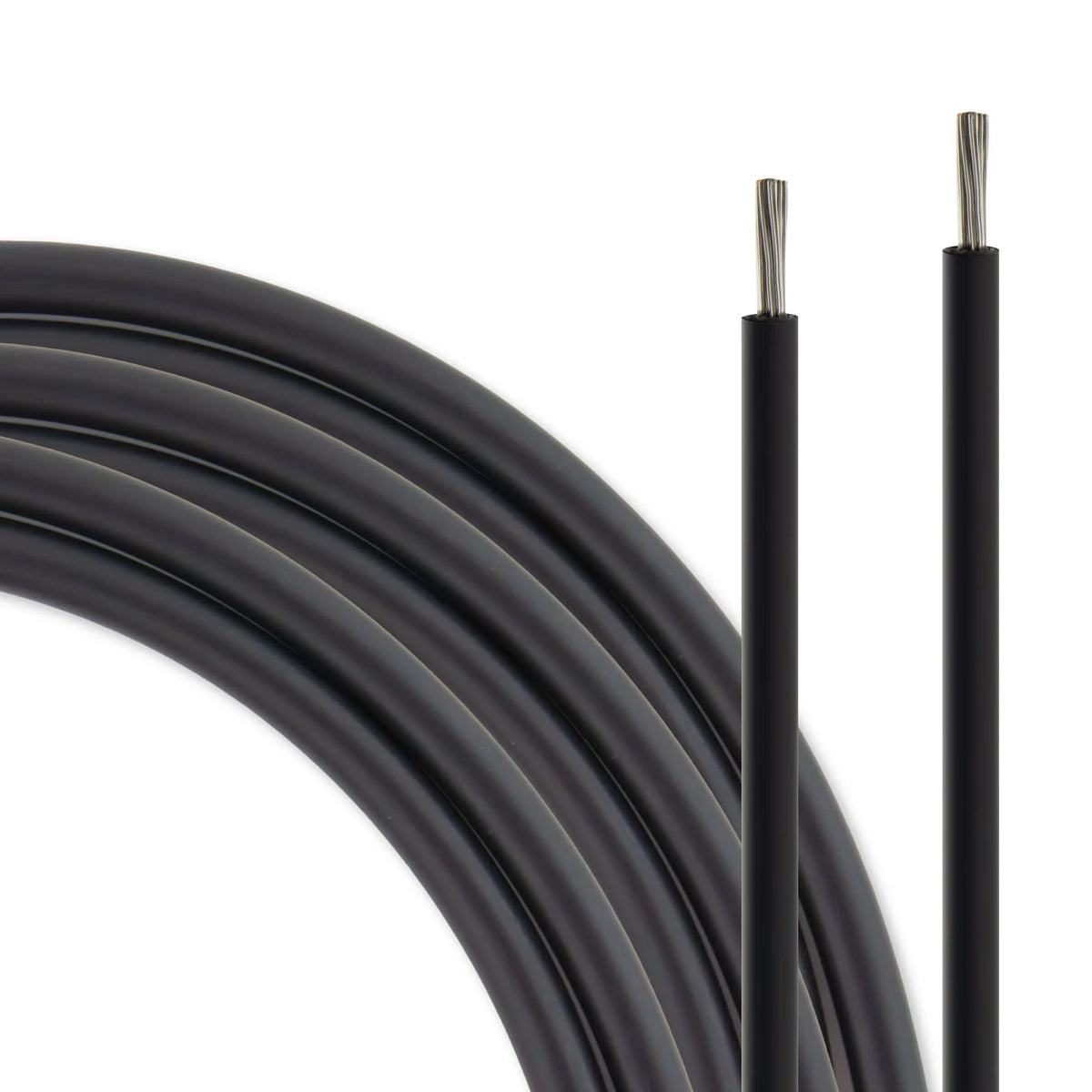 Zonnekabel 6mm² 100 meter H1Z2Z2-K zwart PV kabel voor zonnepanelen; tot 1500V; flexibel, dubbele isolatie, zuiver koperen kabel; spoel