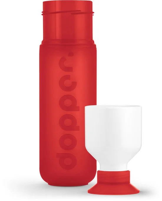 Original Drinkfles Simply Red - 450 ml - BPA-vrij - vaatwasserbestendig - Met reclamedruk