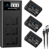 NP-FW50 accu 1300 mAh en LCD-oplader kit