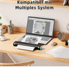 M08F Thermal Printer - Draagbare Draadloze A4 Mobiele Printers voor Thuisgebruik Kantoor, Bluetooth Inkless Printer Compatibel met Laptops & Smartphone,Zwart