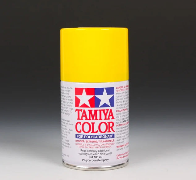 Tamiya PS-6 Yellow Spray Matt - 6 Stuks