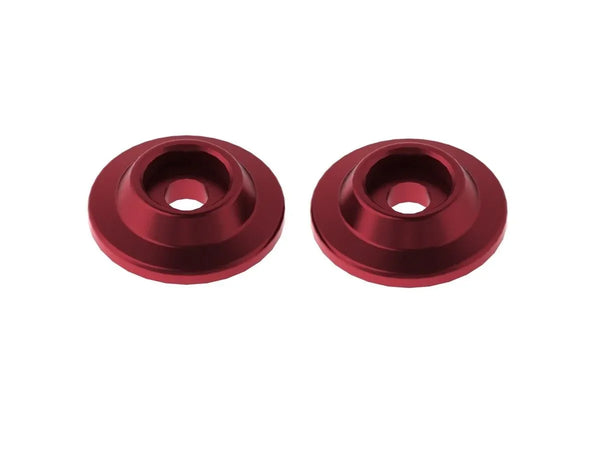 ARRMA Wing Button Aluminum Red (2) - AR320215
