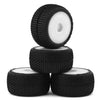 Pro-Line Blockade Tire  Proline OE  Wheel  White  Mounted: Micro-T