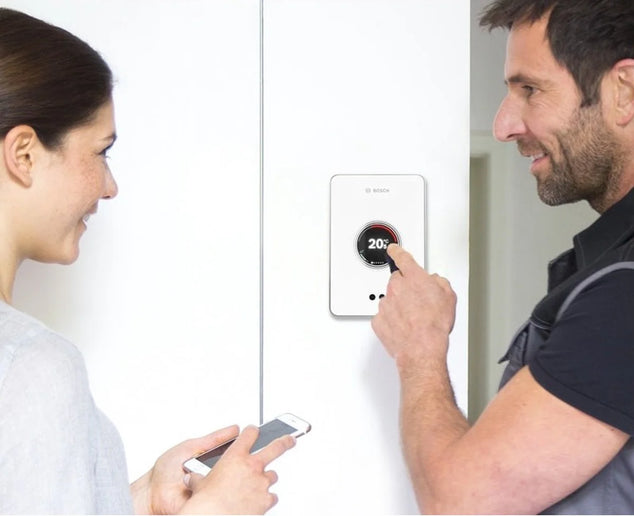 Bosch EasyControl slimme thermostaat - wit (bedraad)