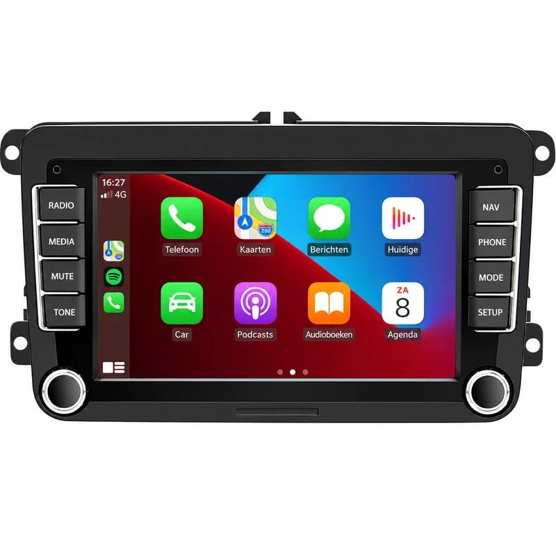 Apple CarPlay / Android Auto - Autoradio 7 inch voor Volkswagen, Seat & Skoda