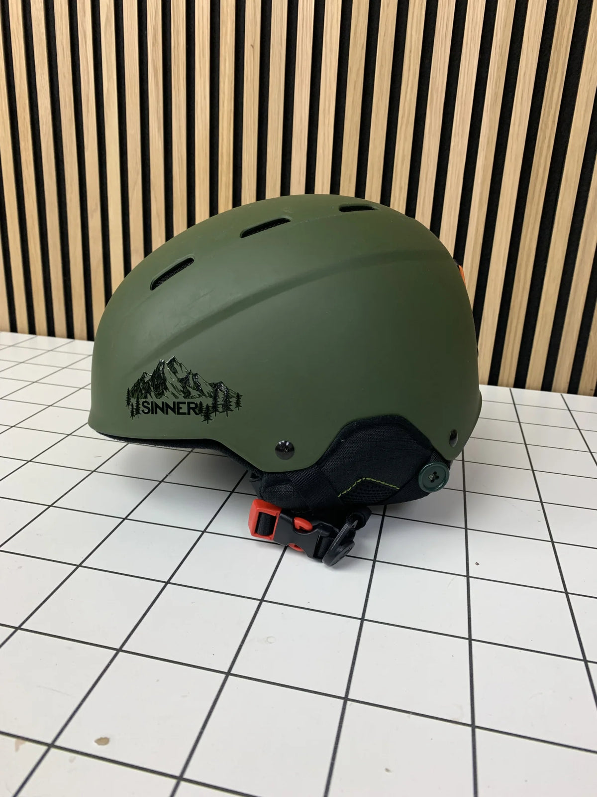 Sinner Crest Ski-helm - Matte Moss Green