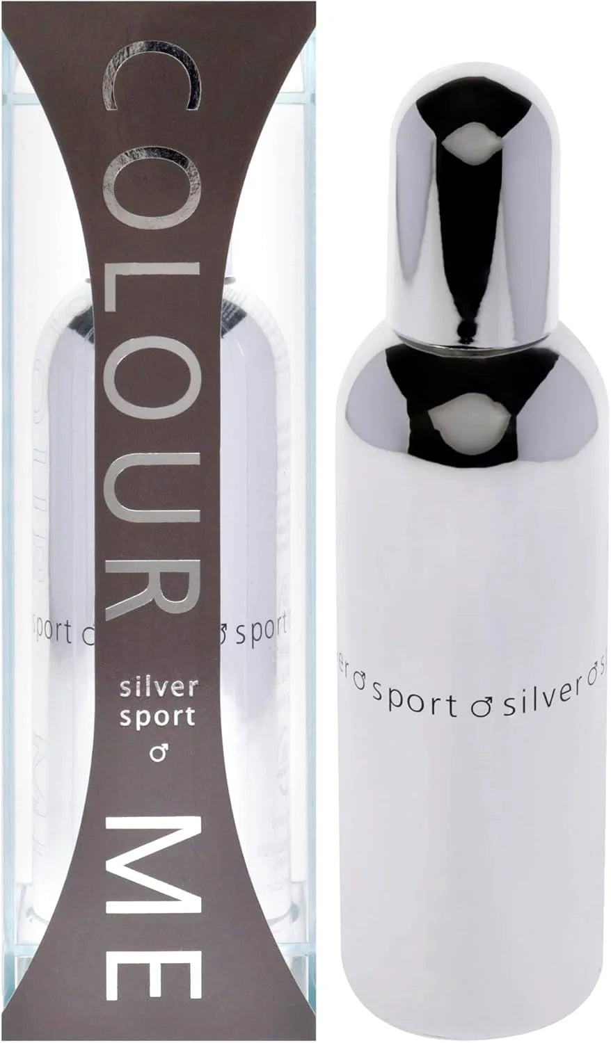 Colour Me Silver Sport by  EDP Spray for Men  3 oz