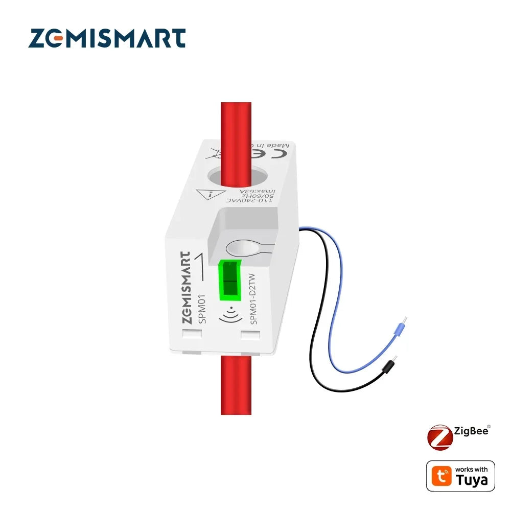 Zigbee 3.0 1-fase slimme energiemonitor Zigbee 3.0 / SPM01-serie