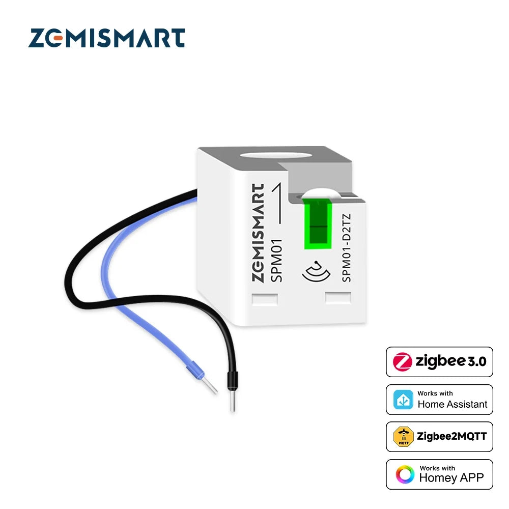 Zigbee 3.0 1-fase slimme energiemonitor Zigbee 3.0 / SPM01-serie