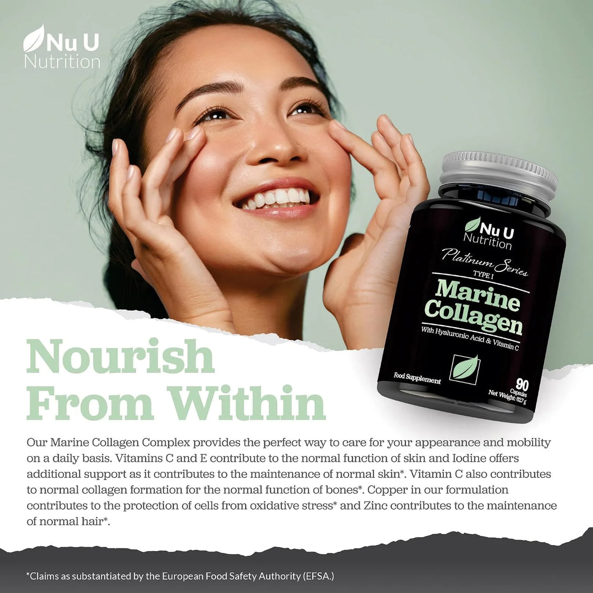 Marien Collageen met Hyaluronzuur & Vitamine C