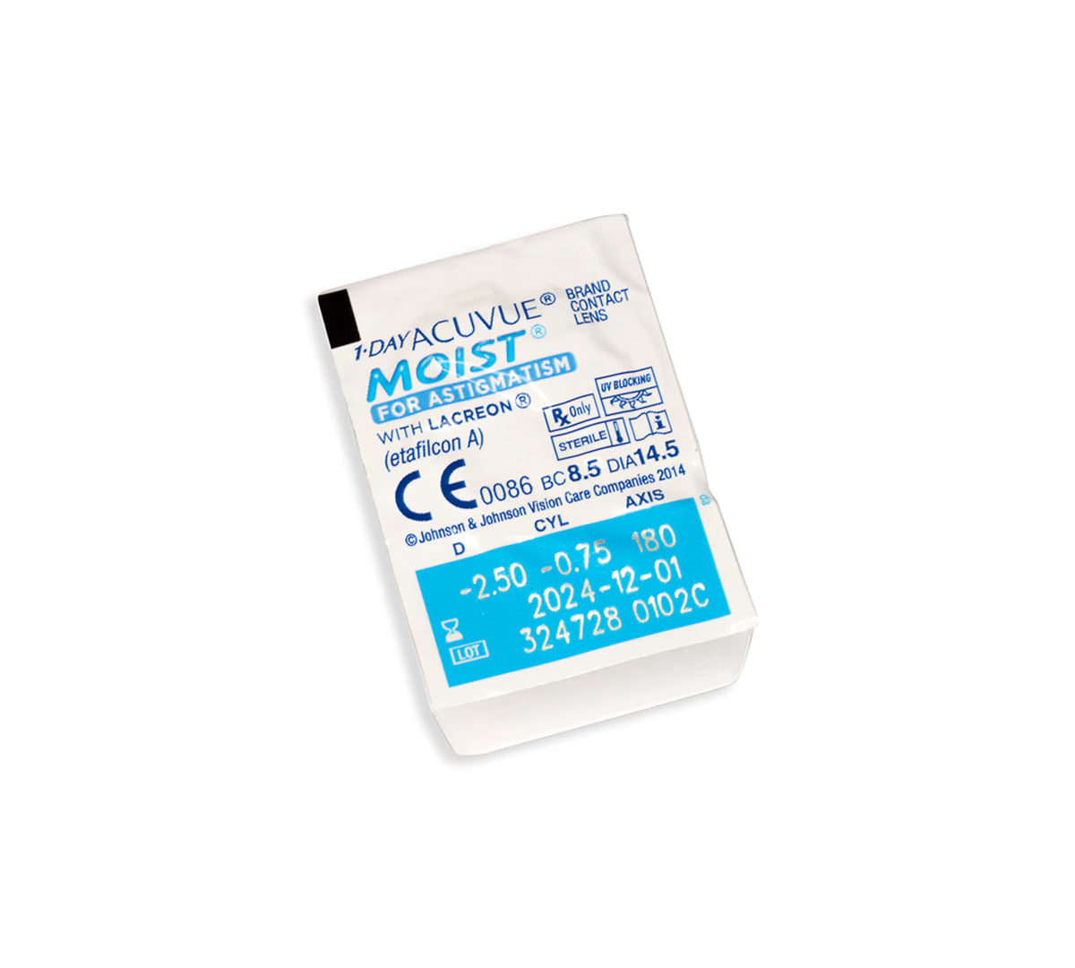 1-Day ACUVUE Moist For Astigmatism - 90 Lenzen
