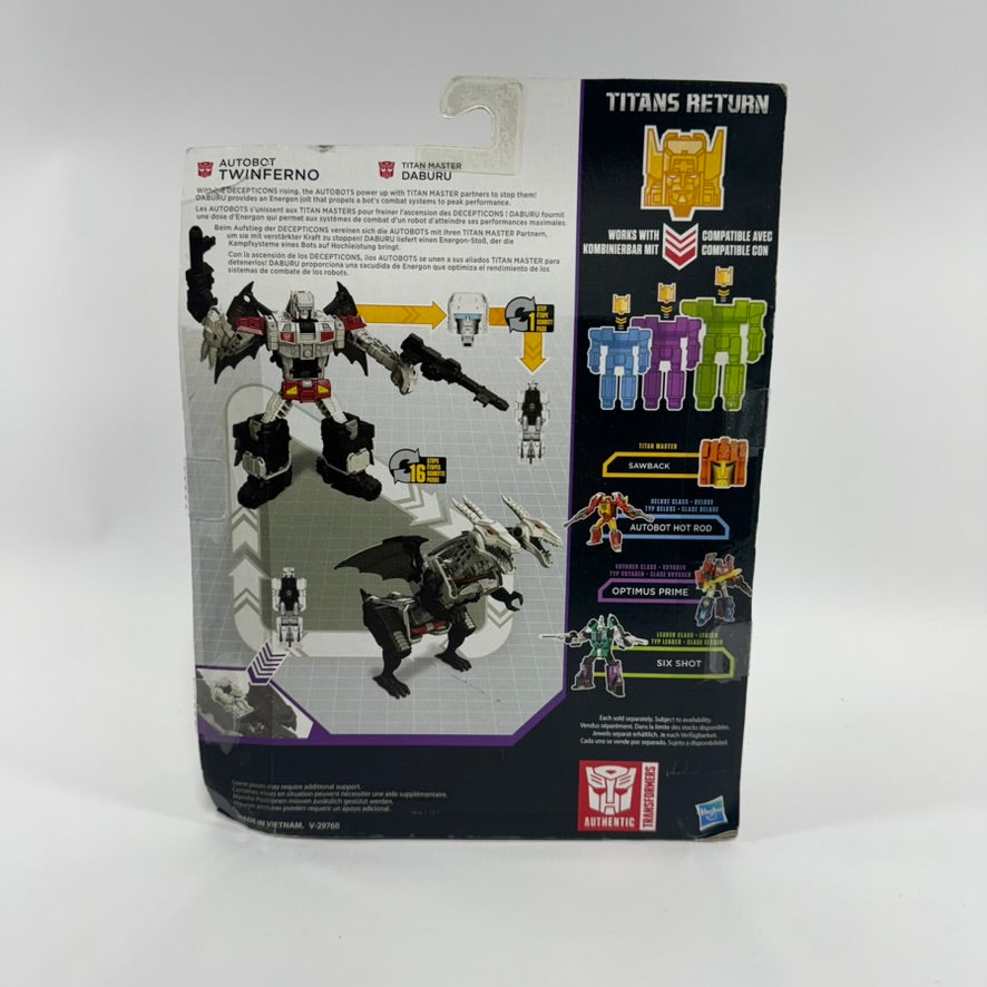 Hasbro Transformers Titan Wars Deluxe Daburu & Autobot Twinferno C0272ES0