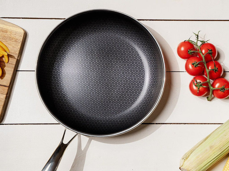 Onyx Hybride Antiaanbak Koekenpan 26cm Vast Handvat - Nieuw