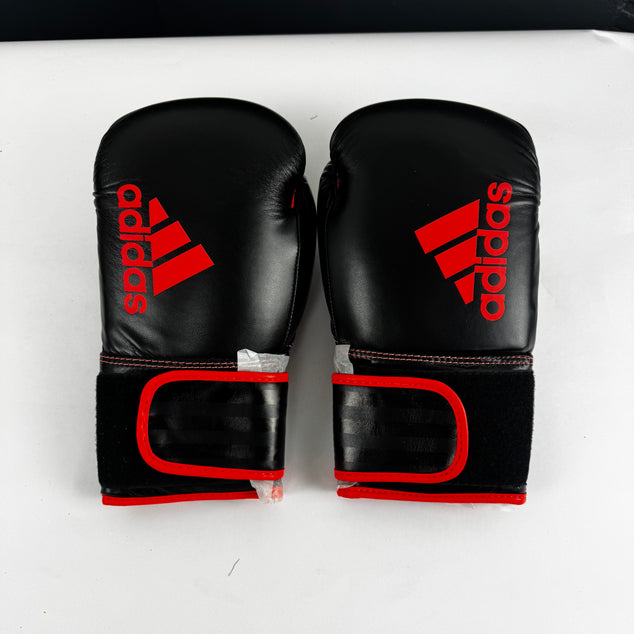 adidas Hybrid 80 Boks Handschoenen – Unisex – Zwart/Rood – 12 oz – Ideaal voor Training & Sparring