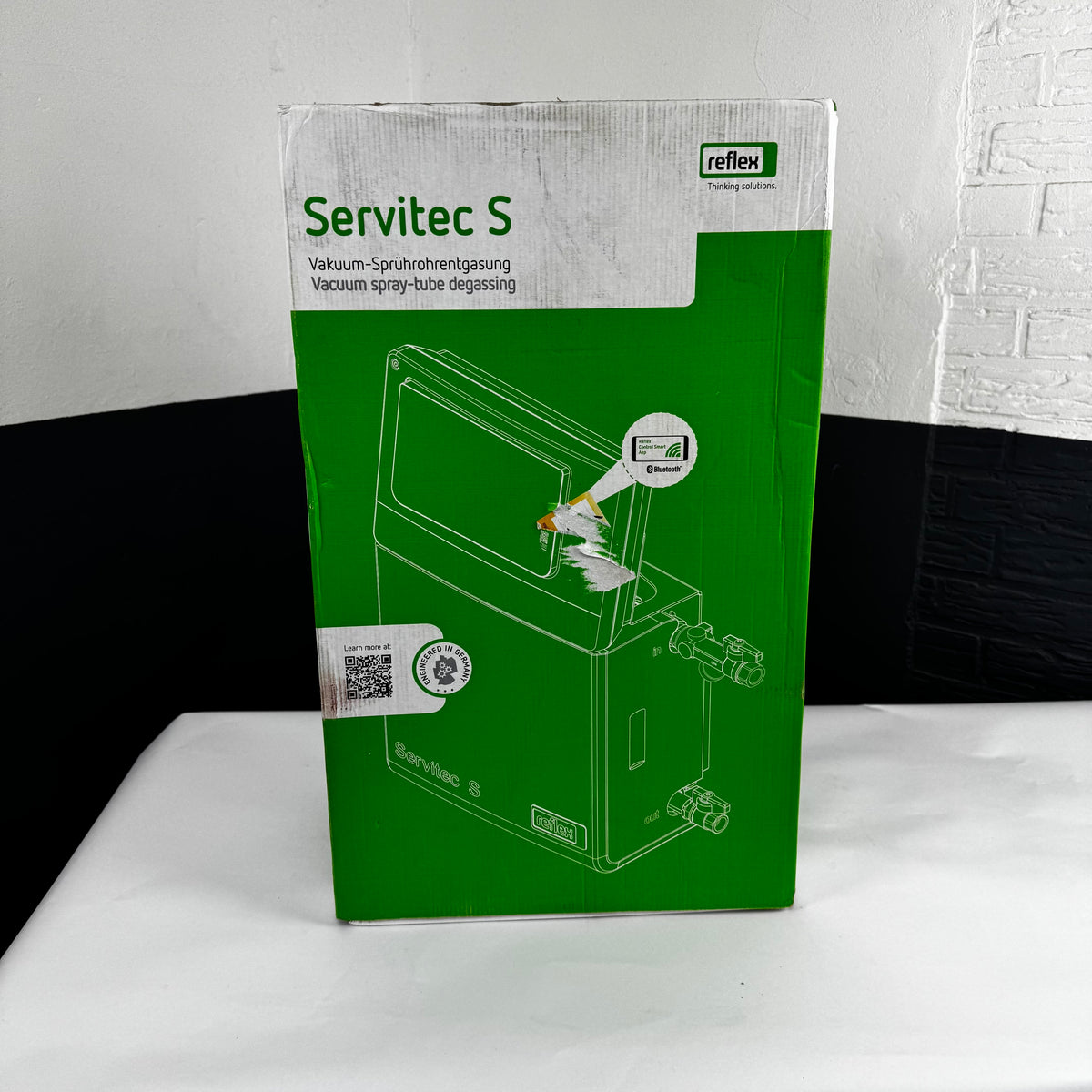 Reflex servitec S Vacuüm-sproeibuisontgasser
