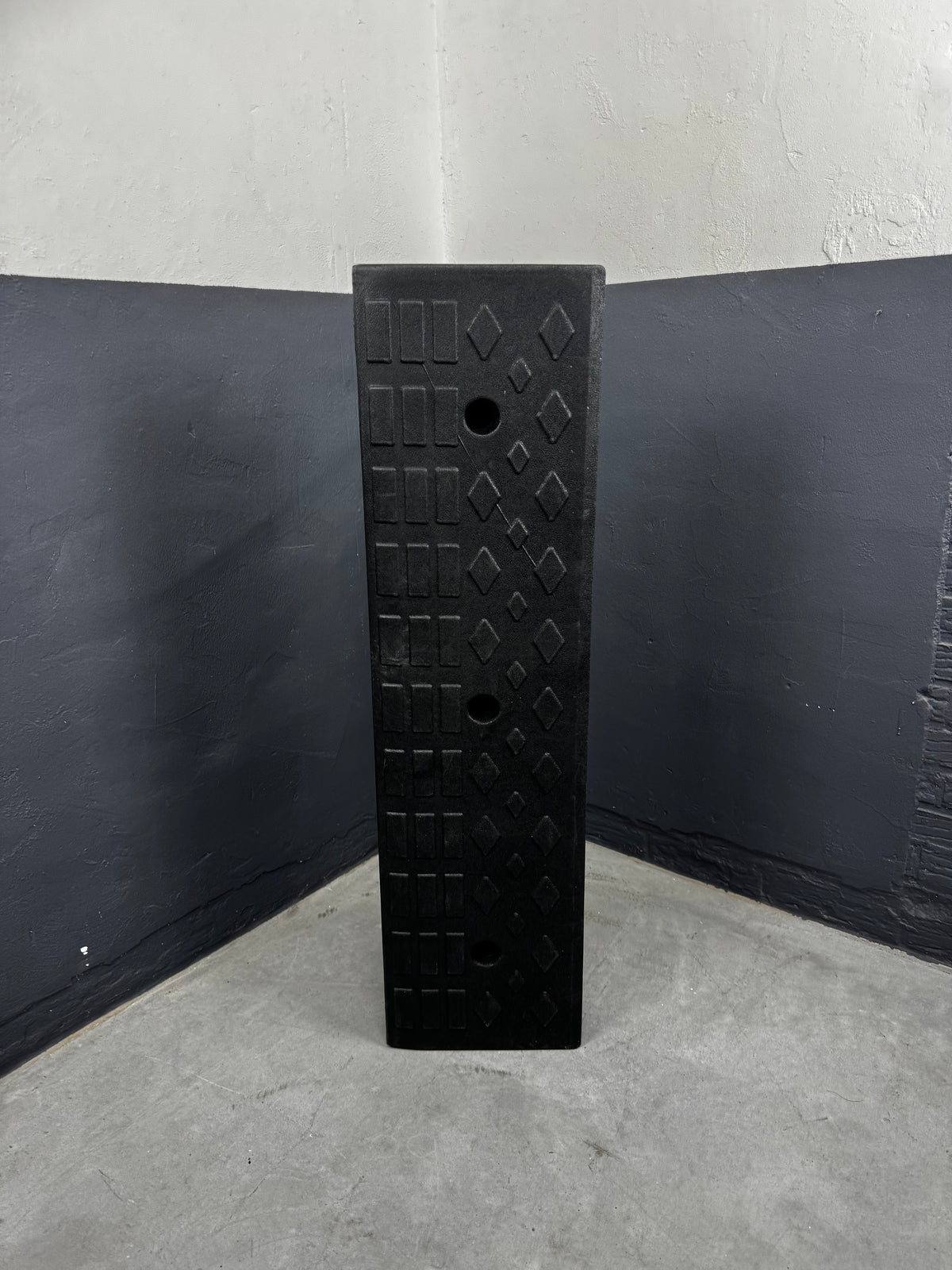 Drempelhulp 1 cm zwart 100 mm x 980 mm br22 bordstein