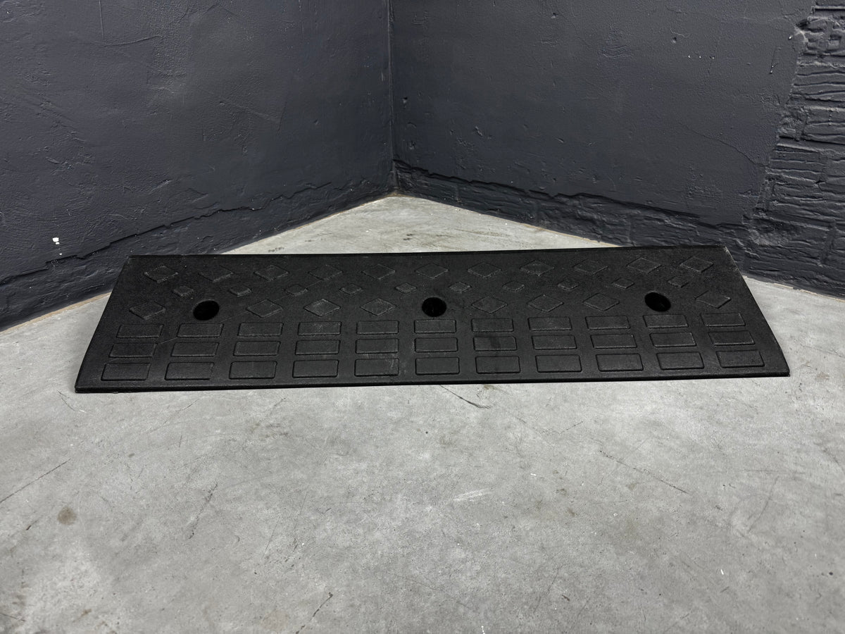 Drempelhulp 1 cm zwart 100 mm x 980 mm br22 bordstein