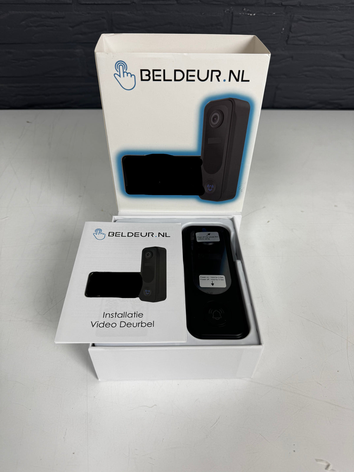 draadloze deurbel - beldeur.nl  (Excl SD card / hoeksteun)