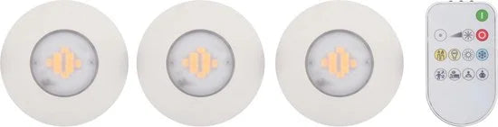 B2B4.5 - 0 - LTi - Inbouwspot LED Funbo 345lm wit 3 stuks