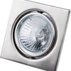 A1G1.1 - 0 - Prolight halogeen inbouwspot - vierkant - staal - GU10 - 40W - set a 3 stuks
