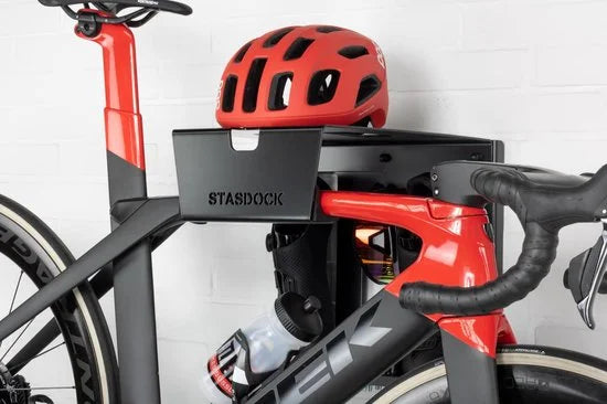 Stasdock® Happy Black - Fiets ophangsysteem - Muurbeugel fiets - Fietsbeugel - fiets ophangbeugel