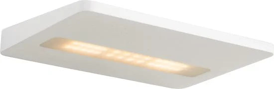 Lucide BORO - Wandlamp - LED - 1x8W 2700K - Wit Let op: deze lamp heeft geen snoer met schakelaar.