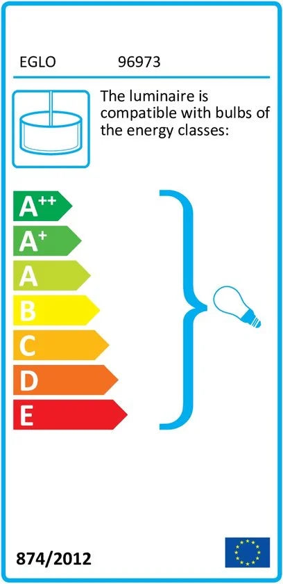 EGLO Olmero hangende plafondverlichting Flexibele montage Grijs, Gesatineerd staal, Wit E27 A,A+,A++,B,C,D,E