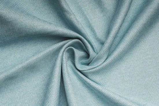 Larson - Luxe geweven blackout gordijn - met haken - 1.5 meter - Mint-turquoise