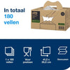 Reinigingsdoek Tork Heavy-Duty W7 Handybox 180 doeken wit 530172
