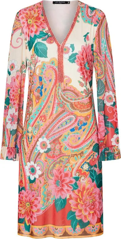 Ana Alcazar 049627-3353 Jurken Dames - Rok - Jurk - Multi - Maat 40