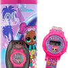 L.o.l. Surprise! Horloge Digitaal Meisjes 19 Cm Pvc Roze/paars