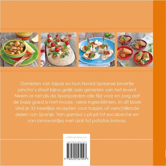 Tapas & Pincho's + serveerplank 38cm Giftset