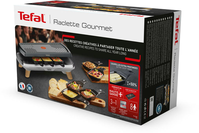 Tefal Raclette Gourmet 3-in-1 RE610D gourmet