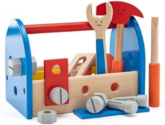 Woody gereedschapkist met inhoud 90104