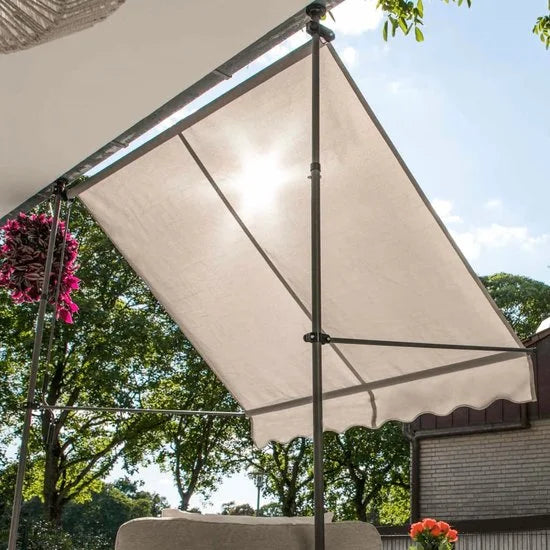 HI Luifel beweegbaar 200x120 cm grijs