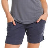 Pastunette korte pyjamabroek dames - NOS - Dark Blue - S - Blauw