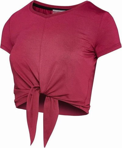 Body & Fit Women's Performance T-shirt - Sportshirt Dames voor Fitness & Training - Rood - M