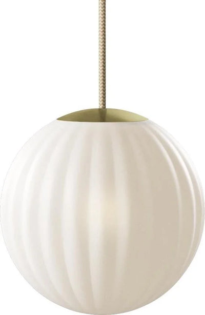 Nordic Tales Bright Modeco - Hanglamp Crème - diameter 20 cm - E27 max. 25W - messing