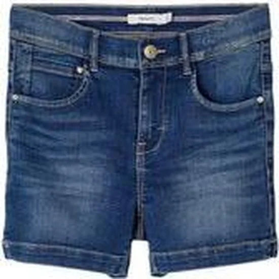 Name it short meisjes - blauw - NKFsalli - maat 158