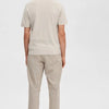 SELECTED HOMME SLHLAKE LINEN SS POLO B Heren Trui - Maat S