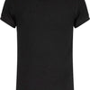 Indian Blue meiden t-shirt met rib contrast Black