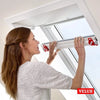 VELUX Origineel Verduisterend Rolgordijn (DKL) Wit Kozijn, PK04, Grey