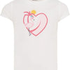 Mexx T-shirt Short Sleeve With Artwork Meisjes - Off White - Maat 146-152