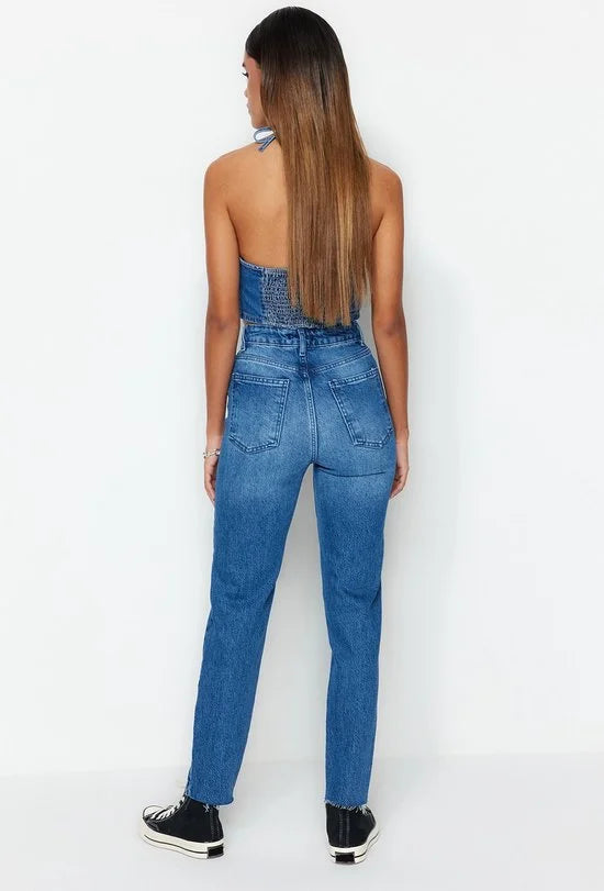 Trendyol Vrouwen Normale taille Dun Jeans