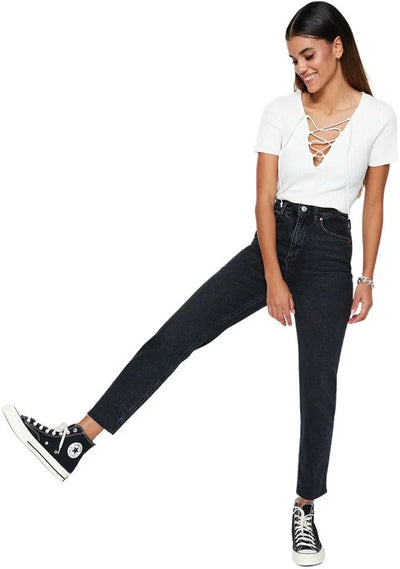 Trendyol Vrouwen Normale taille Dun Jeans
