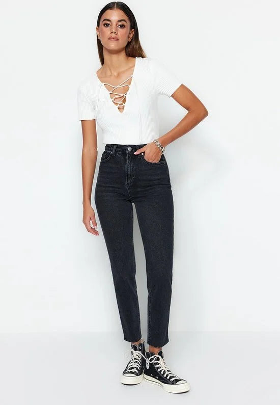 Trendyol Vrouwen Normale taille Dun Jeans