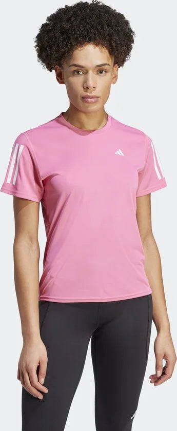 adidas Performance Own the Run T-shirt - Dames - Roze- M