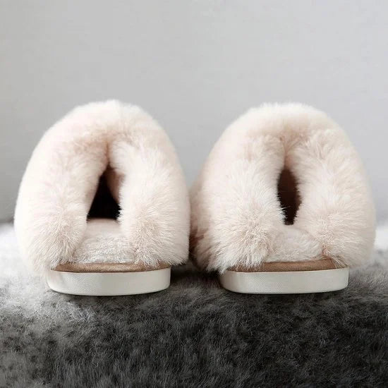 Suède Pantoffels - Maat 42/43 - Heren - Donkergrijs