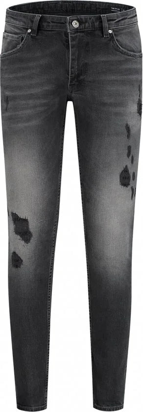 Purewhite - Heren Skinny fit Denim Jeans - Denim Dark Grey - Maat 28