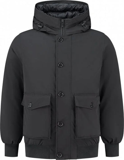 Purewhite - Heren Regular fit Jackets Padded - Black - Maat S